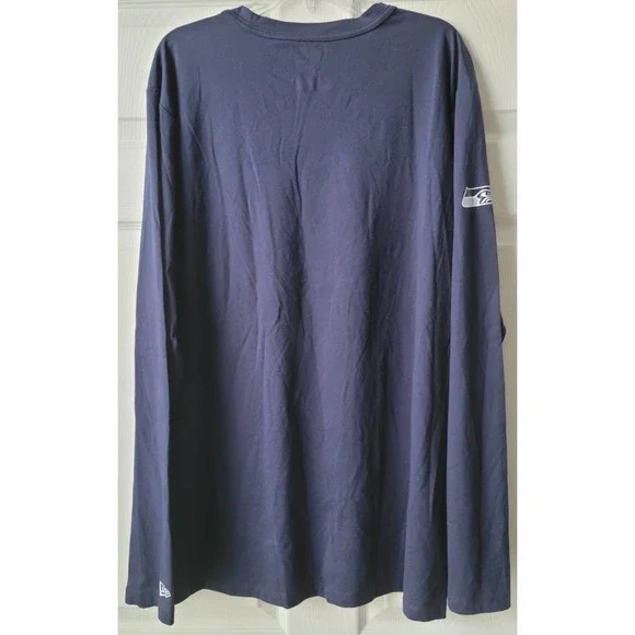 Seattle Seahawks XL Long Sleeve Navy Blue Shirt NWOT - Picture 9 of 9